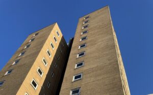 Northumbria Lodge, Cowgate, Newcastle, where Bernicia held a safety event with tenants