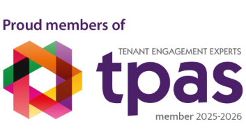 TPAS. Proud members of the tenant engagement experts. Member 2025-2026.